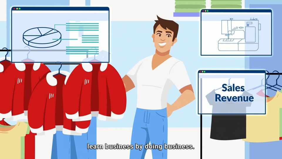 Preview of the Hubro business simulation platform